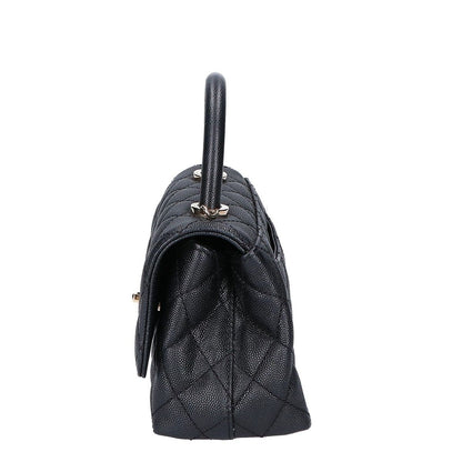 Chanel Black Caviar Leather Coco Handle Xxs 2-Way — view 2