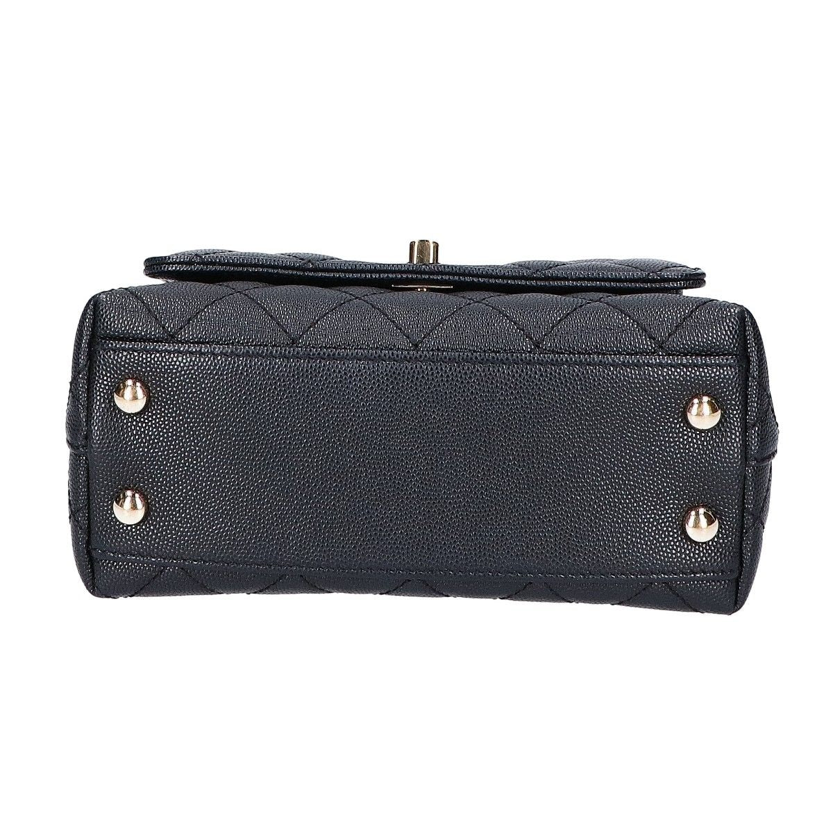 Chanel Black Caviar Leather Coco Handle Xxs 2-Way — view 5