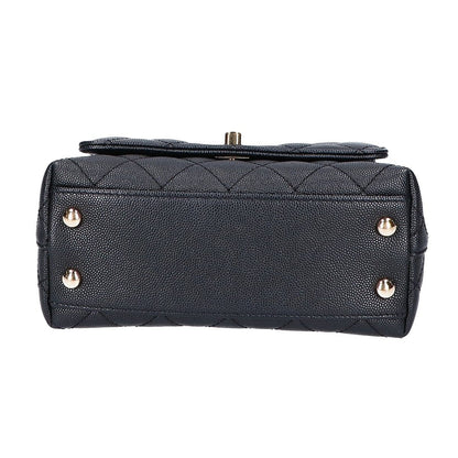 Chanel Black Caviar Leather Coco Handle Xxs 2-Way — view 5