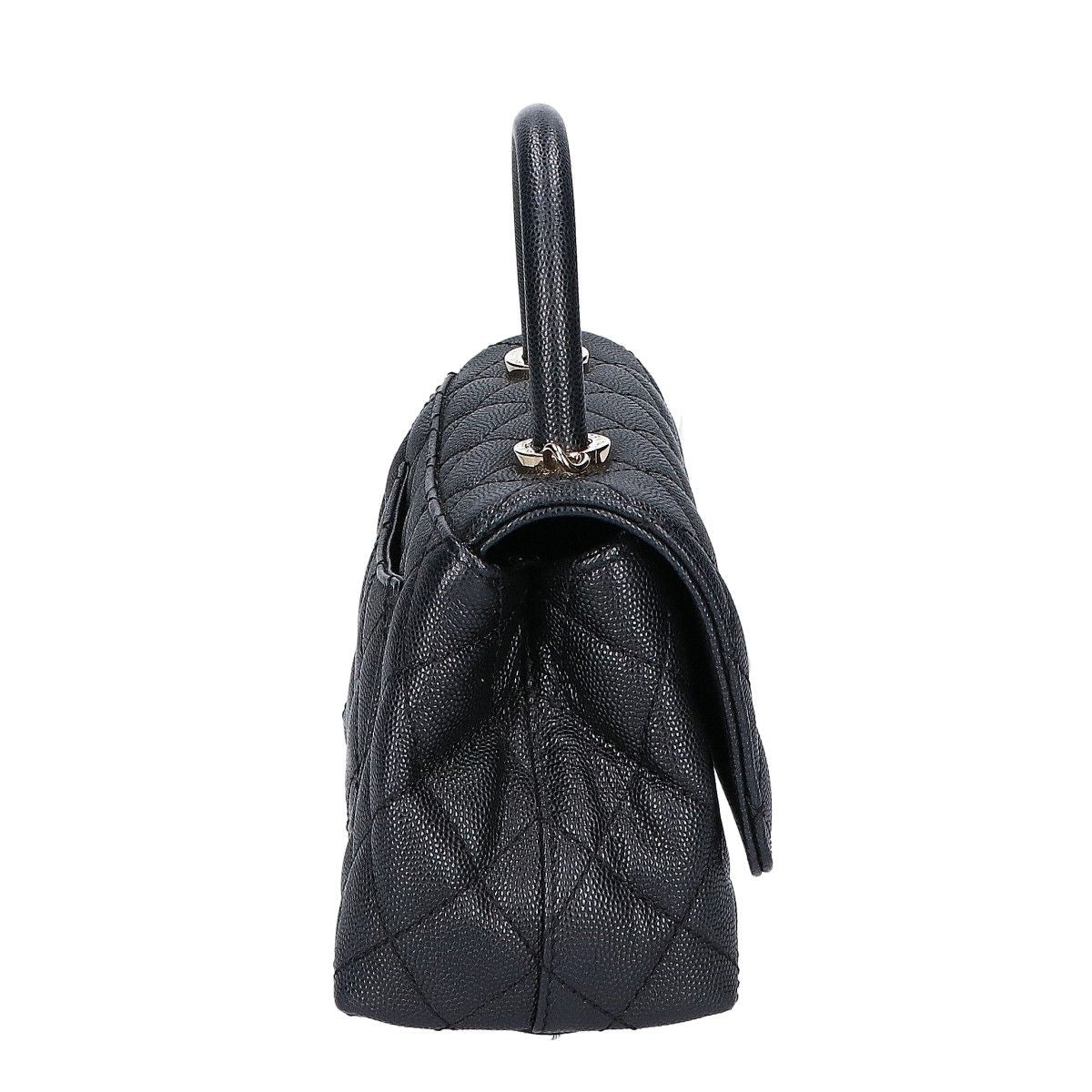 Chanel Black Caviar Leather Coco Handle Xxs 2-Way — view 4
