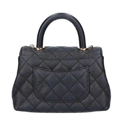 Chanel Black Caviar Leather Coco Handle Xxs 2-Way — view 3