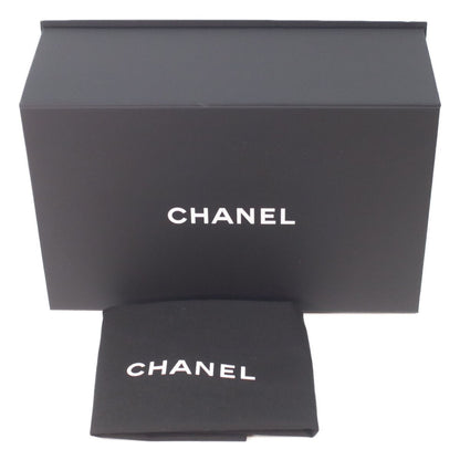 Chanel Metal Plate Quilted Black Lambskin Turnlock Single Flap Chain Shoulder — view 8