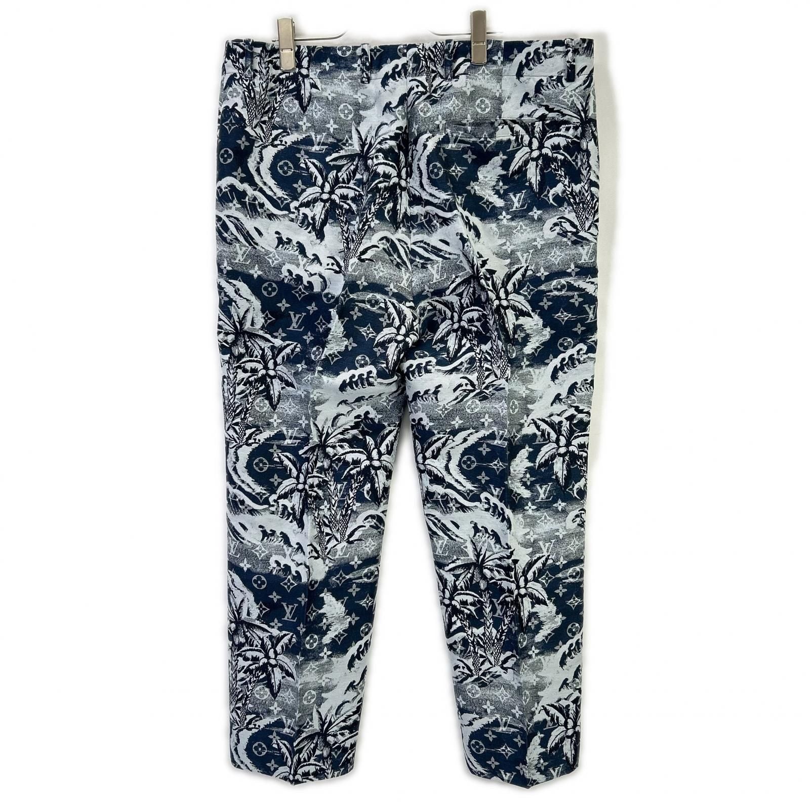 Louis Vuitton Kne Monogram Botanical Pants 54 — view 2