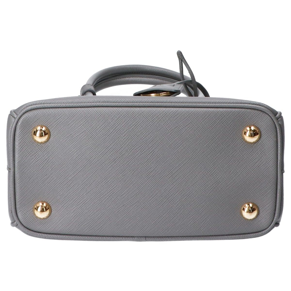 Prada Gray Galleria Saffiano Leather Mini Bag TU — view 5