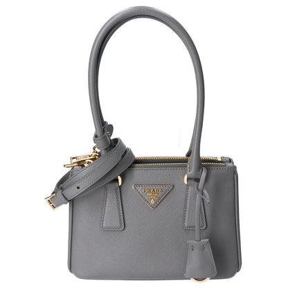 Prada Gray Galleria Saffiano Leather Mini Bag TU