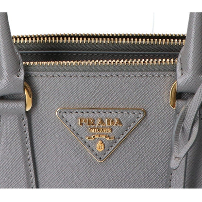 Prada Gray Galleria Saffiano Leather Mini Bag TU — view 7