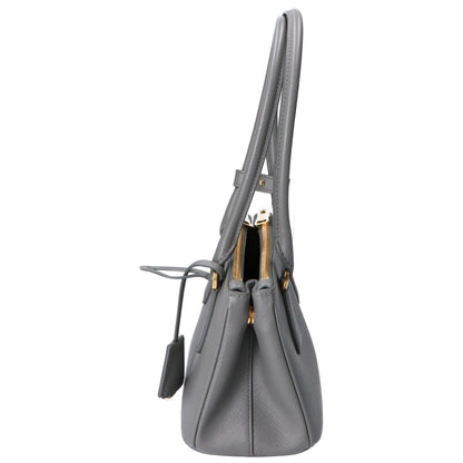 Prada Gray Galleria Saffiano Leather Mini Bag TU — view 2