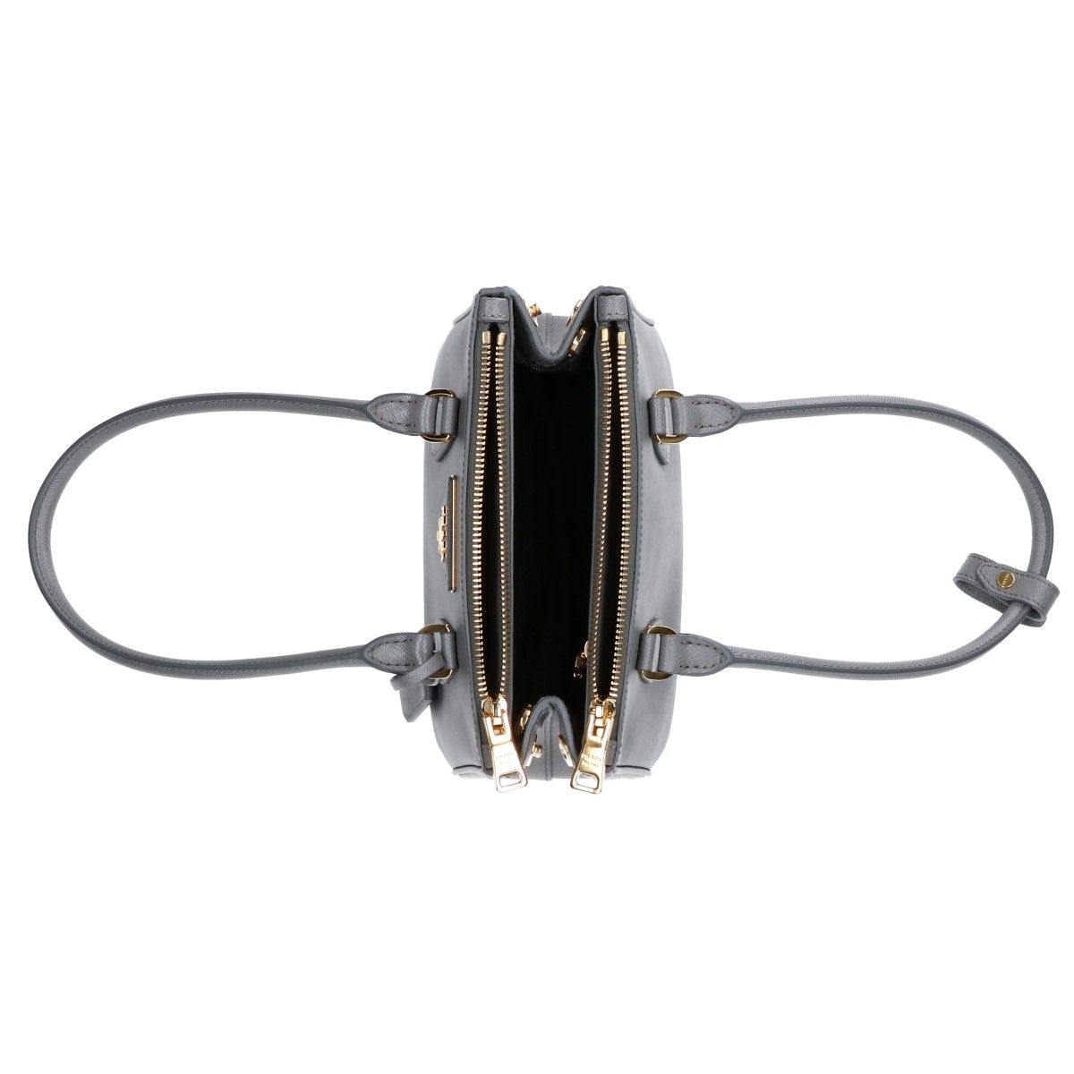 Prada Gray Galleria Saffiano Leather Mini Bag TU — view 6