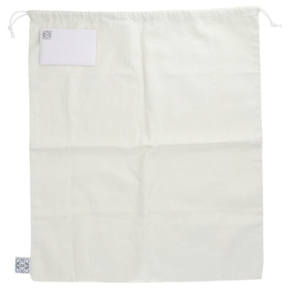 Loewe Natural Tan Palm Leaf Calf Embossed Anagram Raffia Basket — view 9