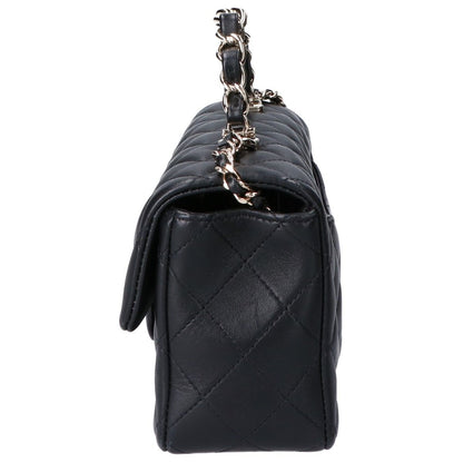 Chanel Black Gold Lambskin Top Handle Mini Classic 2-Way Handbag — view 2