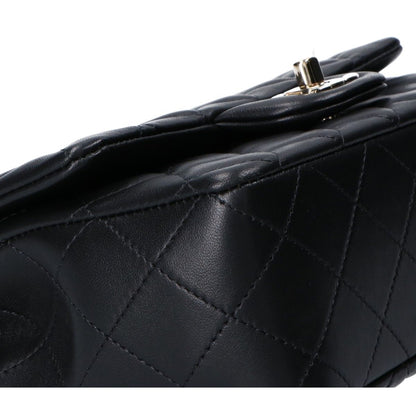 Chanel Black Gold Lambskin Top Handle Mini Classic 2-Way Handbag — view 9