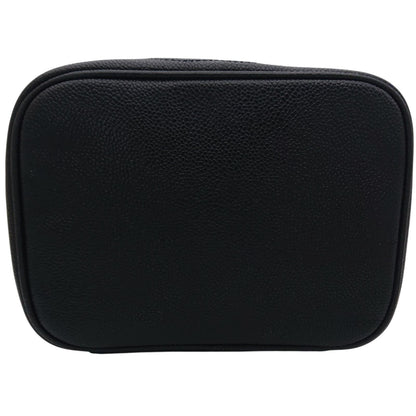 Chanel Vanity Bag Caviar Leather CC Logo Black Gold — view 7