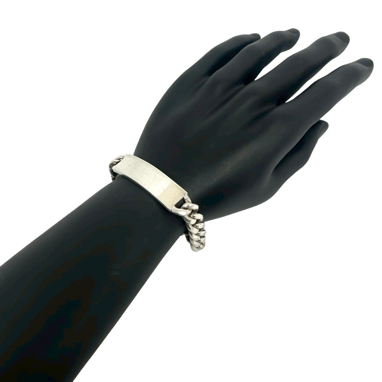 Tiffany & Co ID Bracelet 925 Sterling Silver Chain Bangle — view 2