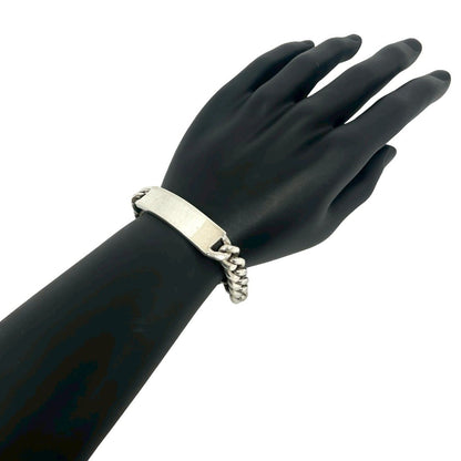 Tiffany & Co ID Bracelet 925 Sterling Silver Chain Bangle — view 2