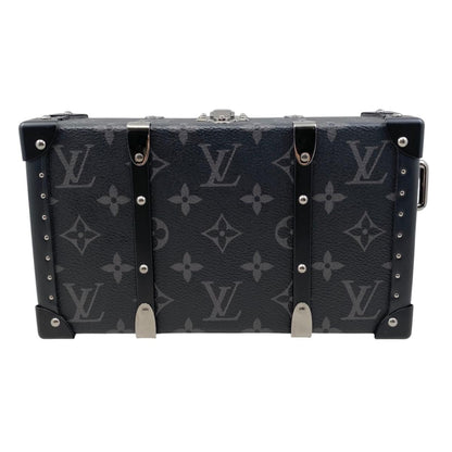 Louis Vuitton Clutch Wallet Trunk Monogram Eclipse Black Gray