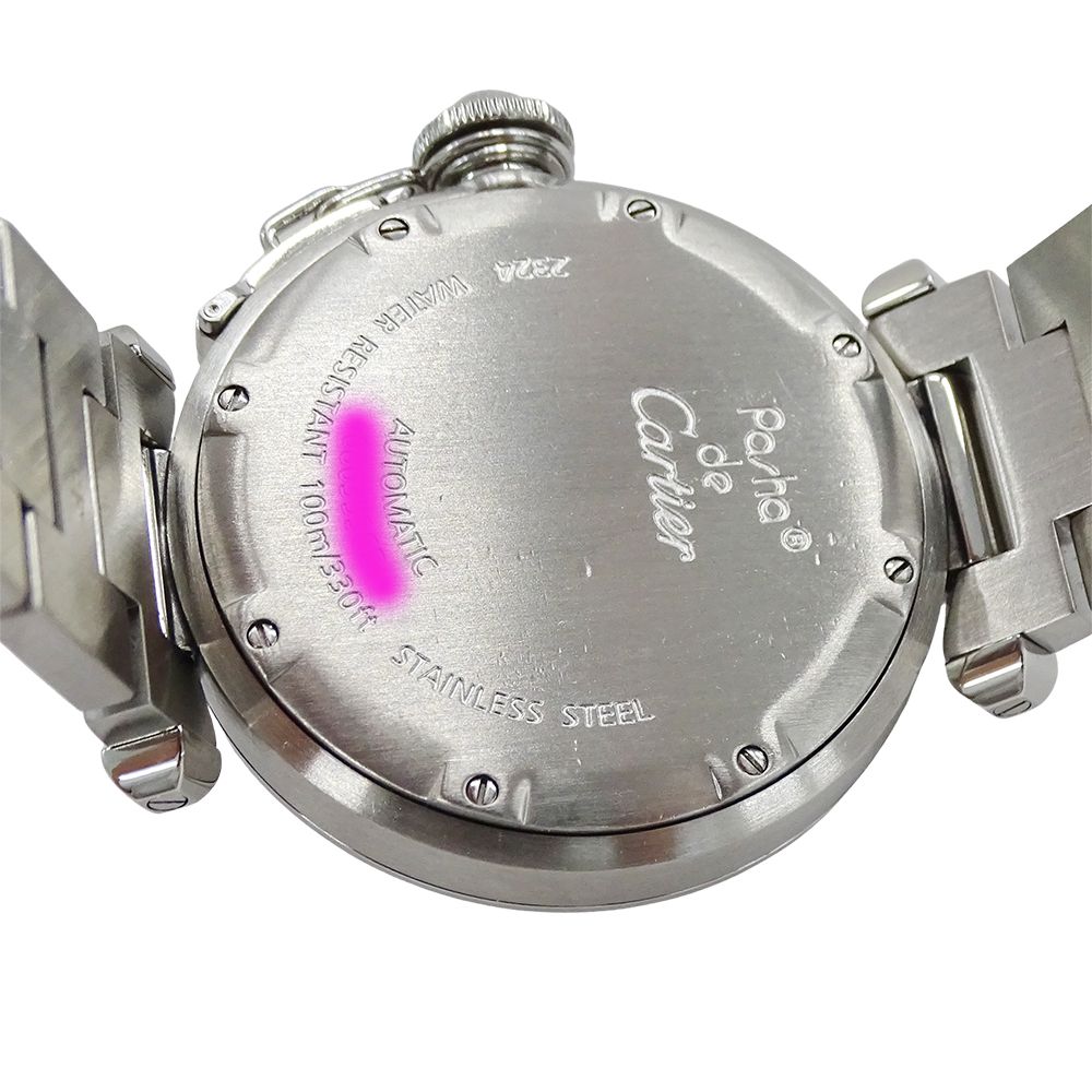 Cartier Watch Boys Pasha C Date Automatic Winding at Stainless Steel Silver — view 6