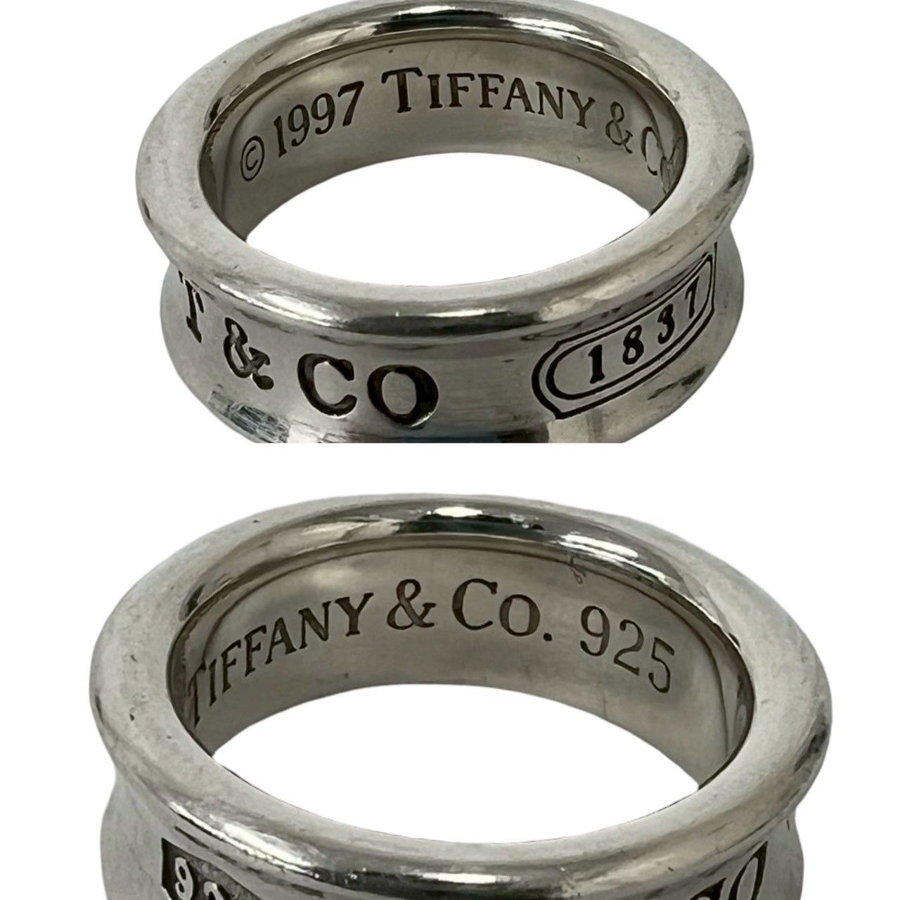 Tiffany & Co Vintage Narrow Ring 925 Sterling Silver — view 3