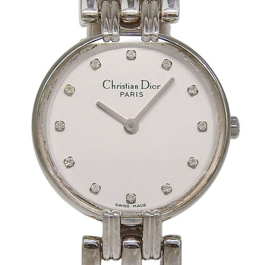 Dior Dio Bakira Stainless Steel Kuo Analog Display White Dial Watch