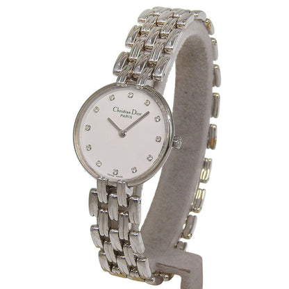 Dior Dio Bakira Stainless Steel Kuo Analog Display White Dial Watch — view 2