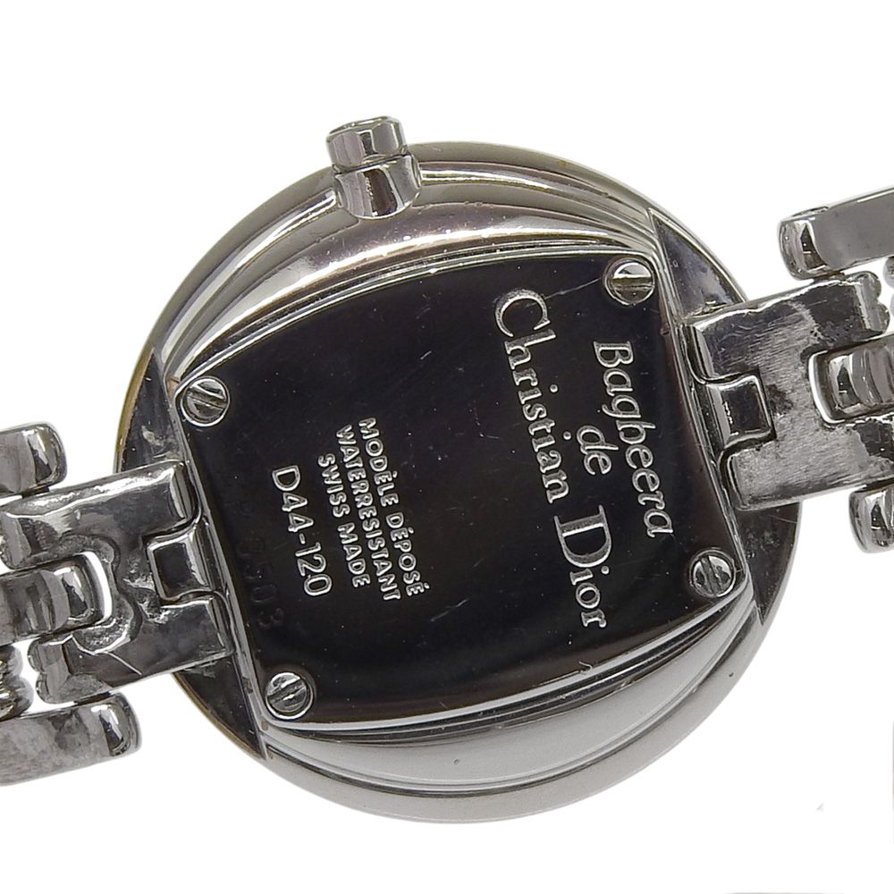 Dior Dio Bakira Stainless Steel Kuo Analog Display White Dial Watch — view 6