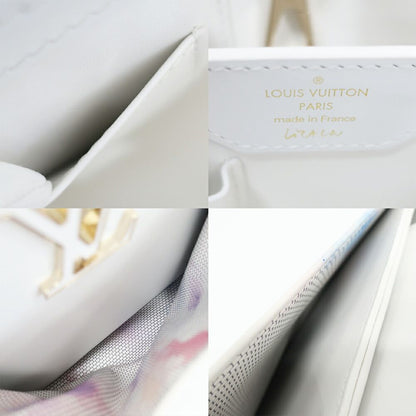 Louis Vuitton Ten Arty Capucines Raisal 2-Way Shoulder Bag White Gold Leather — view 7
