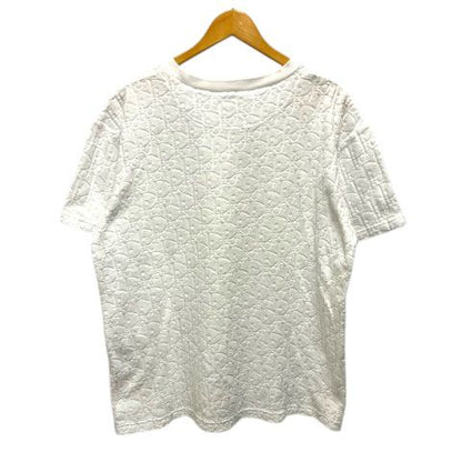 Dior Oblique T-Shirt Pile Cotton Logo Short Sleeve M White — view 2