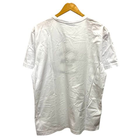 Prada T-Shirt Cotton Logo Print Embroidery Short Sleeve White — view 2