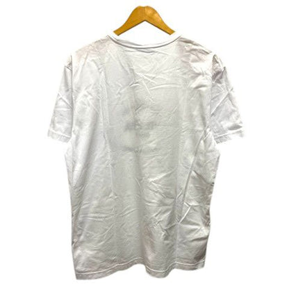 Prada T-Shirt Cotton Logo Print Embroidery Short Sleeve White — view 2