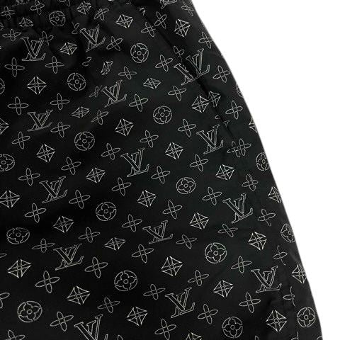 Louis Vuitton Monogram Shorts Nylon Logo All Over Pattern M Black — view 7