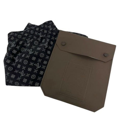 Louis Vuitton Monogram Shorts Nylon Logo All Over Pattern M Black — view 9