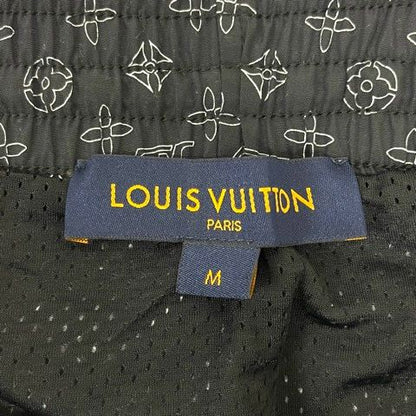 Louis Vuitton Monogram Shorts Nylon Logo All Over Pattern M Black — view 3