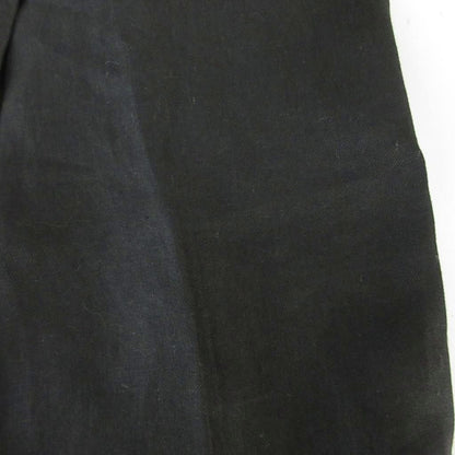 Max Mara Pianoforte Pants Trousers Straight Hemp Linen 40 Black — view 6