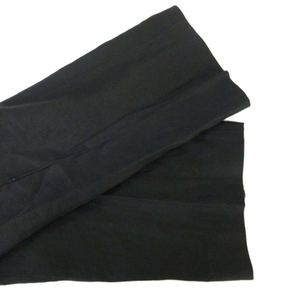 Max Mara Pianoforte Pants Trousers Straight Hemp Linen 40 Black — view 4