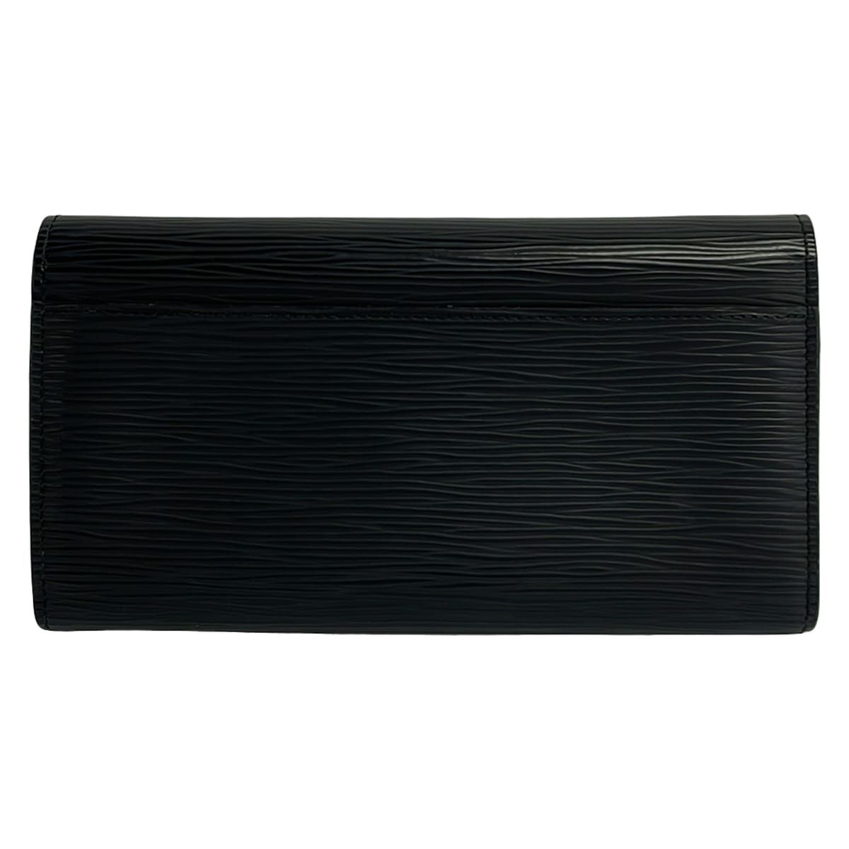 Louis Vuitton Wallet Epi Portefeuille Sarah Noir Leather — view 2