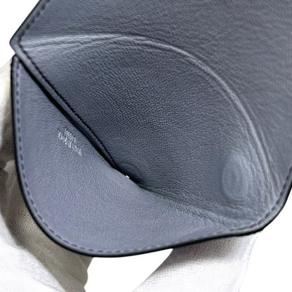 Loewe Coin Case Purple Purse Wallet Leather — view 6