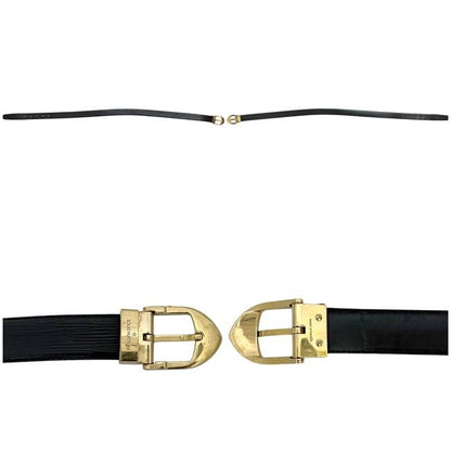 Louis Vuitton Belt Ceinture Classic Black Noir Epi Waist 88 cm 30 — view 2