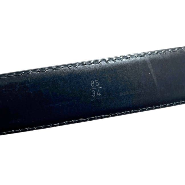 Louis Vuitton Belt Ceinture Classic Black Noir Epi Waist 88 cm 30 — view 7