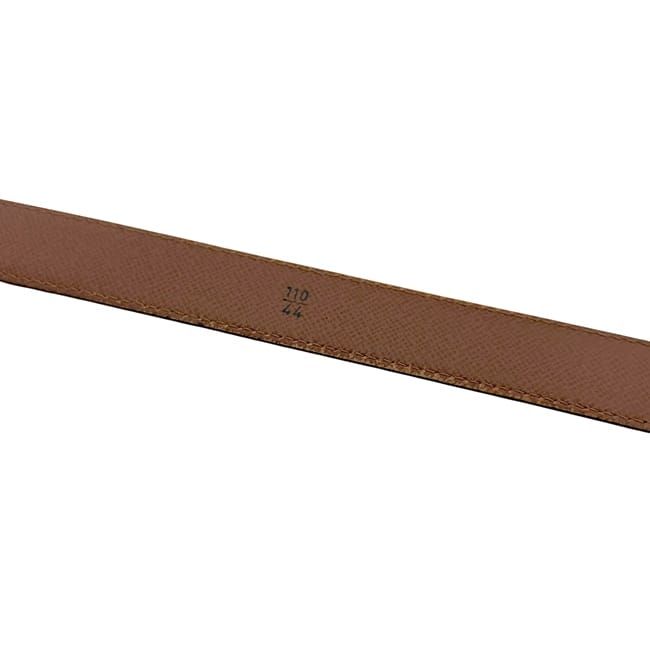 Louis Vuitton Belt Ceinture Classic Brown Taiga Waist 100 cm 25 Leather — view 5