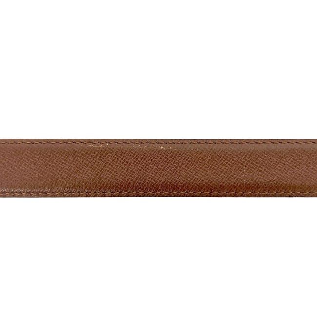 Louis Vuitton Belt Ceinture Classic Brown Taiga Waist 100 cm 25 Leather — view 7