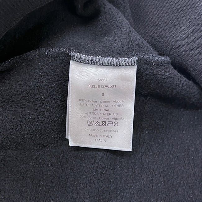 Dior Sweatshirt Black S Cotton — view 9