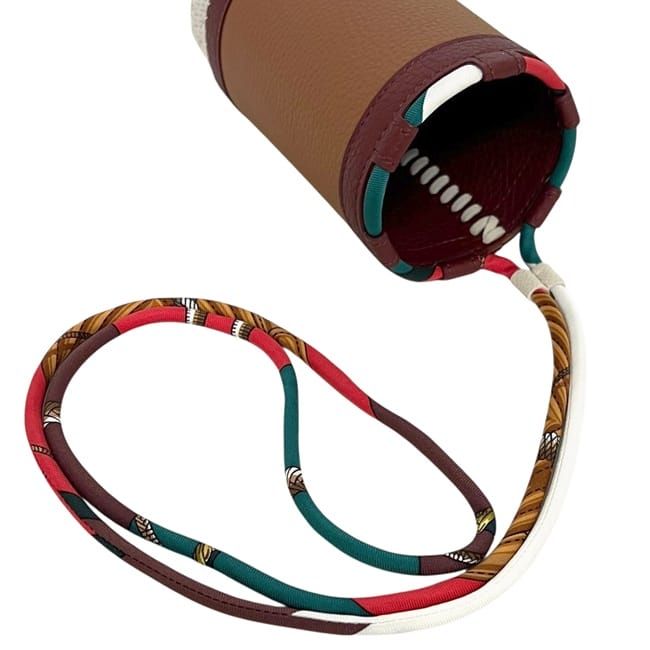 Hermes Bottle Holder Portogourde Brown 92 Leather Taurillon — view 9