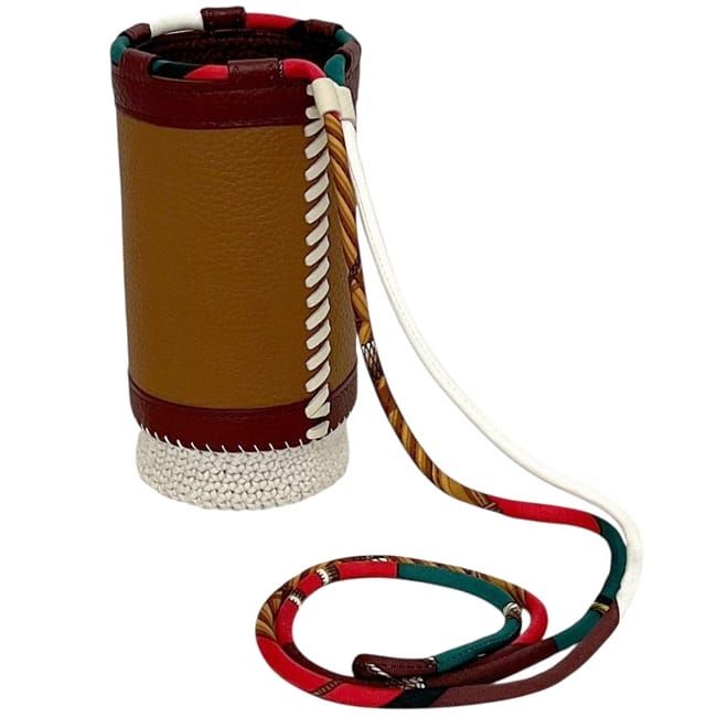 Hermes Bottle Holder Portogourde Brown 92 Leather Taurillon — view 4