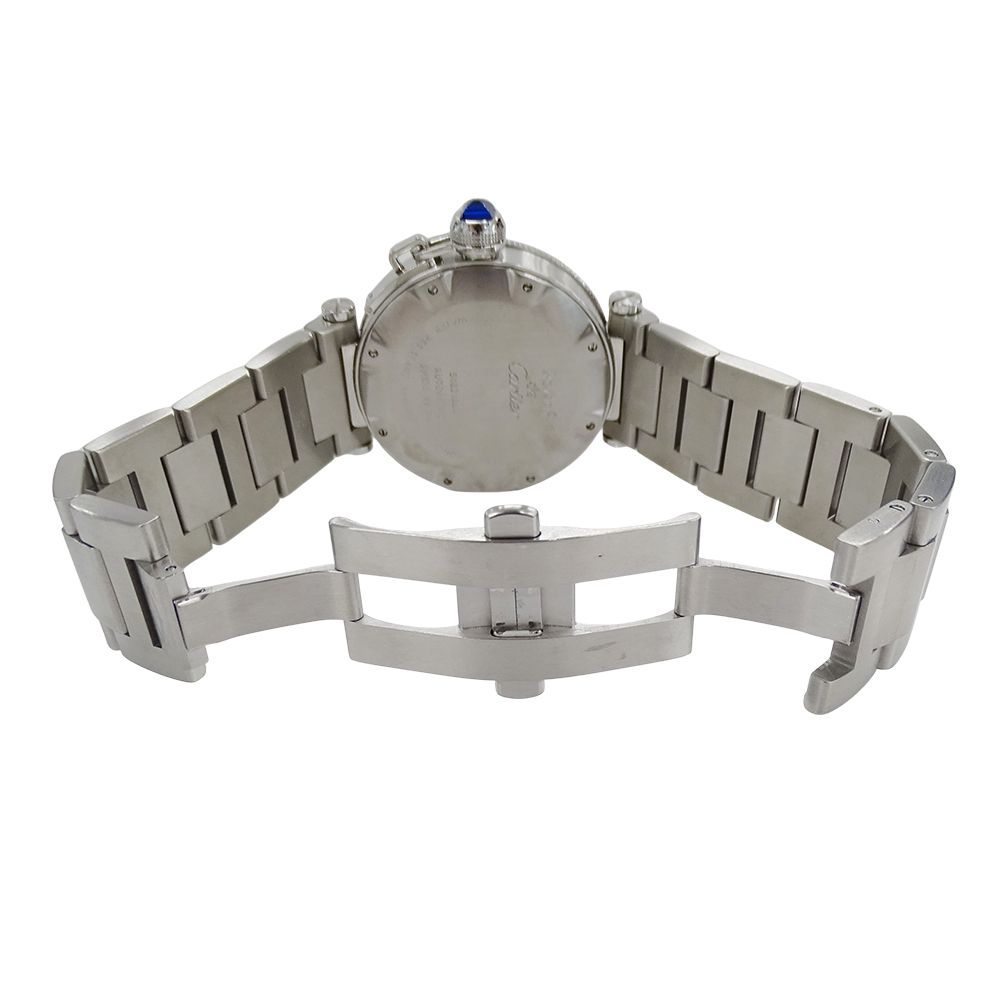 Cartier Watch Pasha Seatimer Date Automatic Winding at Stainless Steel Silver — view 4