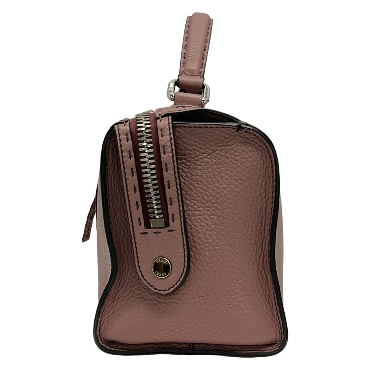 Fendi Handbag Ray Selleria Pink Leather — view 2