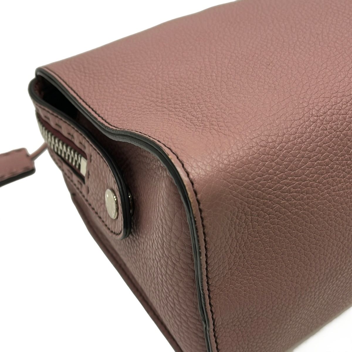 Fendi Handbag Ray Selleria Pink Leather — view 6
