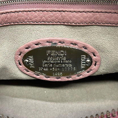 Fendi Handbag Ray Selleria Pink Leather — view 9