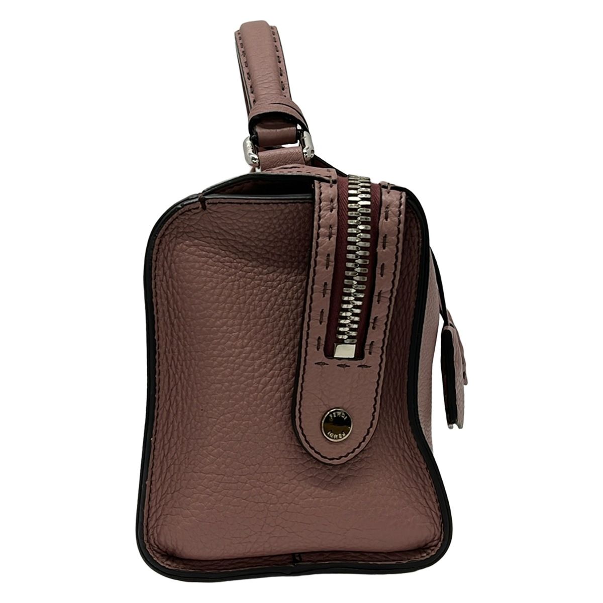 Fendi Handbag Ray Selleria Pink Leather — view 4