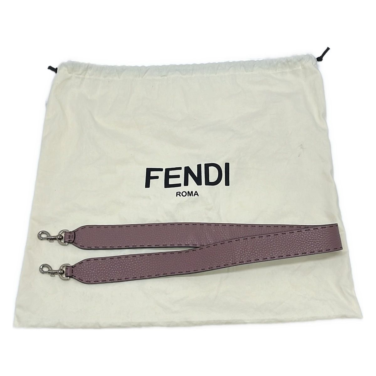Fendi Handbag Ray Selleria Pink Leather — view 8