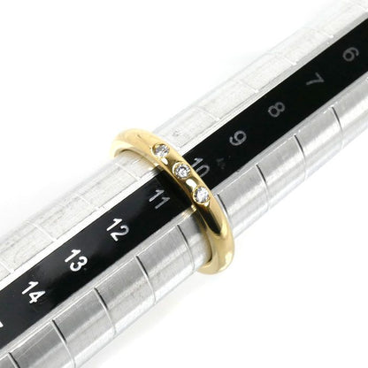 Tiffany & Co 18k Yellow Gold Stacking Band Ring Diamond — view 6