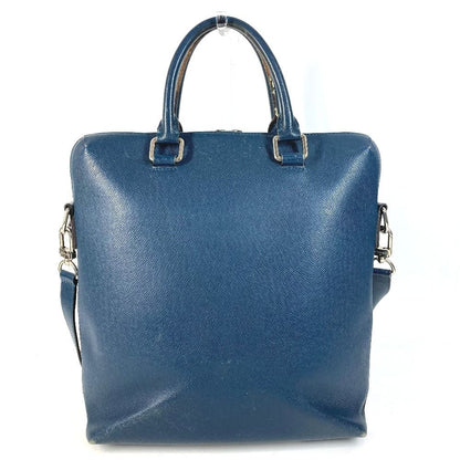 Louis Vuitton Shoulder Bag Grigori Taiga Leather Ocean Blue — view 2